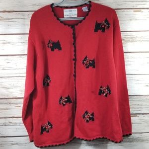 Marisa Christina Red Christmas Sweater with bells